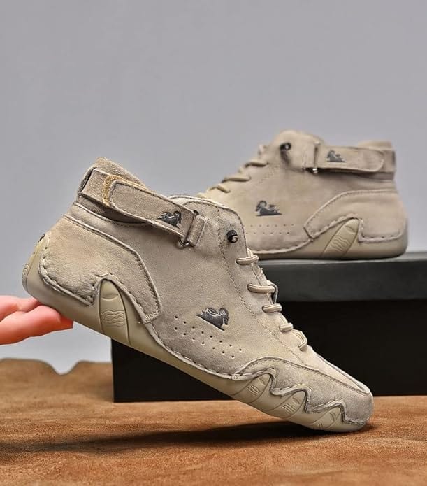 Men's High-top Boots | Men Boots Shoes Long Menswear Boot Ankle High Shoe Gents Men's High-top Boots Italian Handmade Branded Shoes