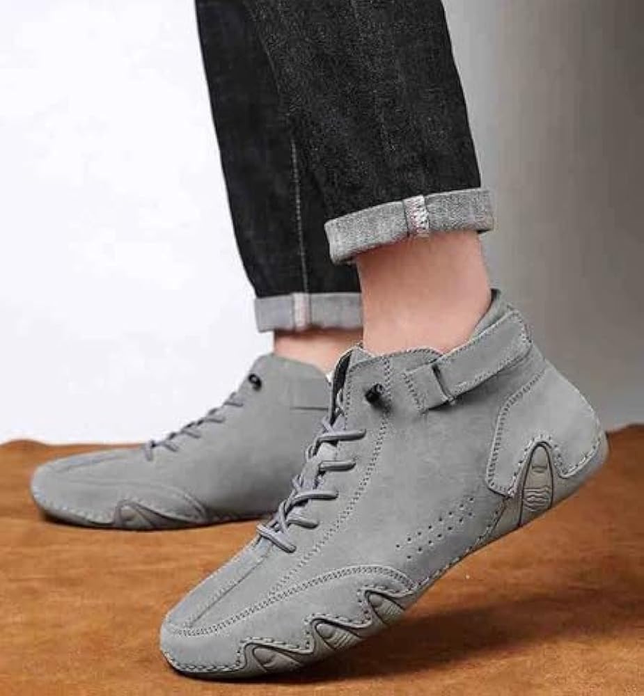 Men's High-top Boots | Men Boots Shoes Long Menswear Boot Ankle High Shoe Gents Men's High-top Boots Italian Handmade Branded Shoes