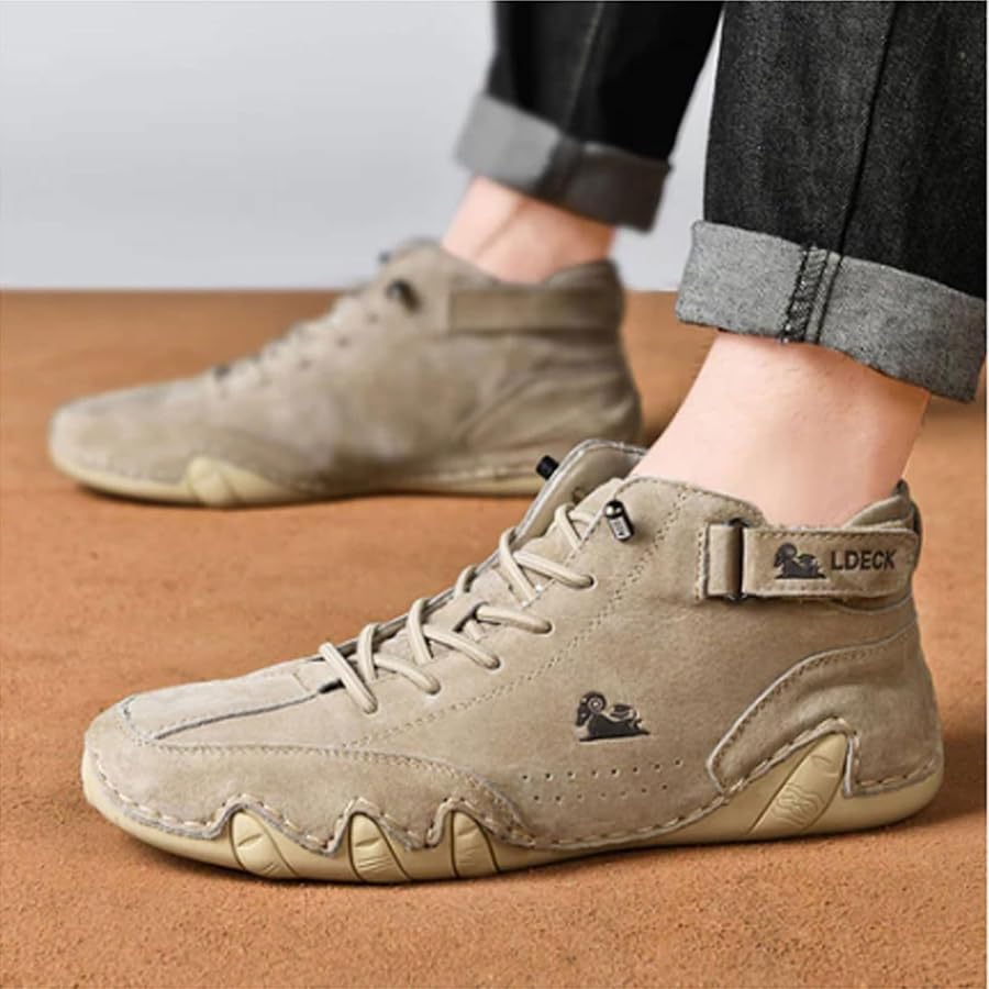 Men's High-top Boots | Men Boots Shoes Long Menswear Boot Ankle High Shoe Gents Men's High-top Boots Italian Handmade Branded Shoes
