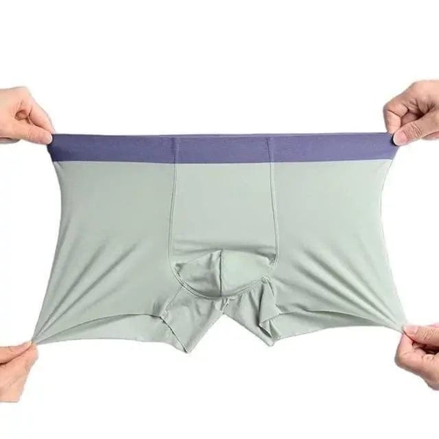 Men's Icy Silk Boxer Briefs | Men's Underwear Trunks Inner Wear Underclothes Boxer Briefs Men's Icy Silk Boxer BriefsIcy Silk Underwear for Men (Pack of 3)