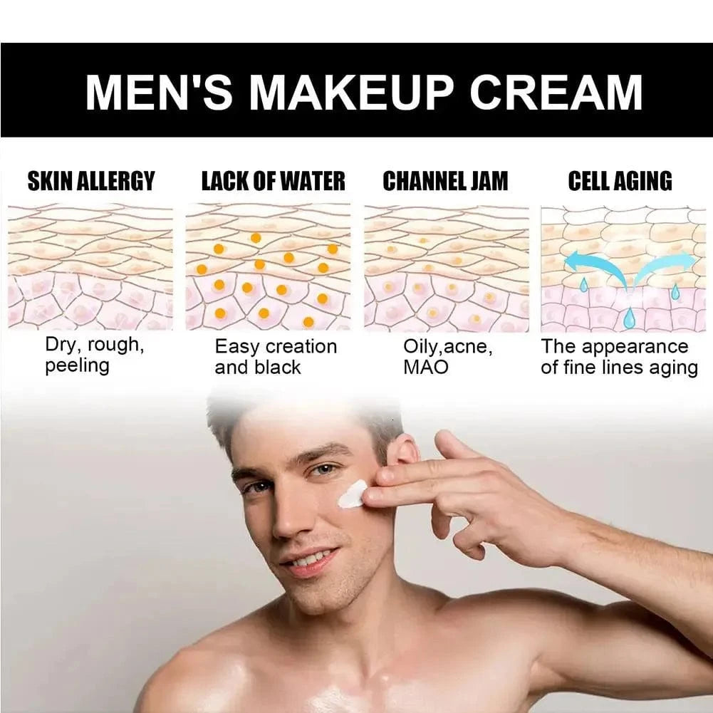 Men's Nude Makeup Cream | Nude Makeup Products Cream Skin Tone Moisturizer Men's Nude Makeup Cream