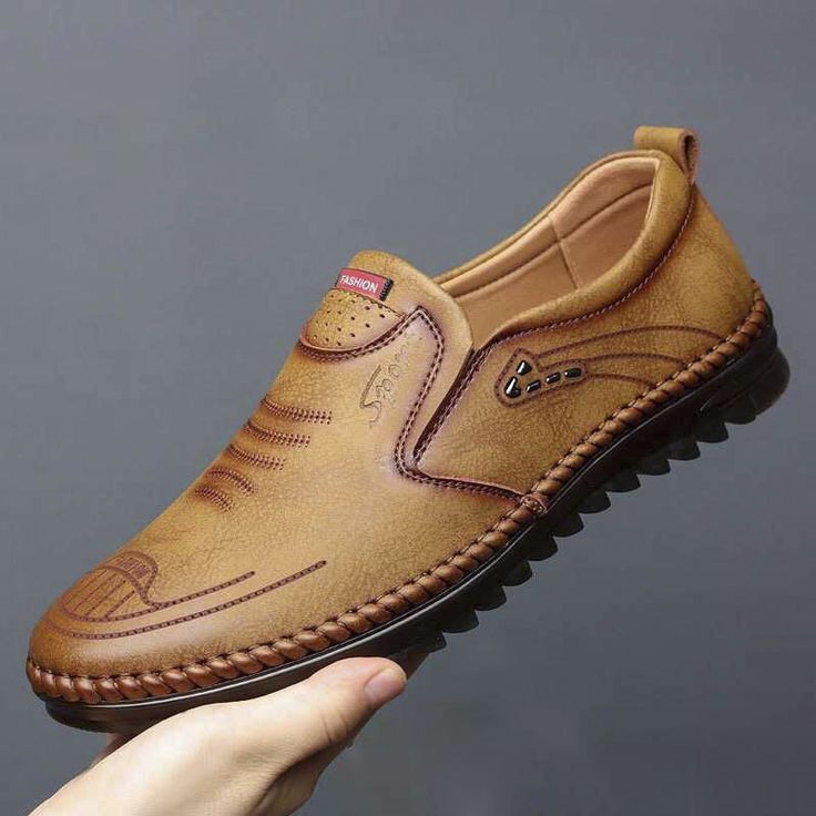 Men's Leather Formal Shoes | Boots For Men Leather Boot Black Shoes Formal Shoe For Guys - 6 / Brown - Men's Leather Formal Shoes Signature Shoes