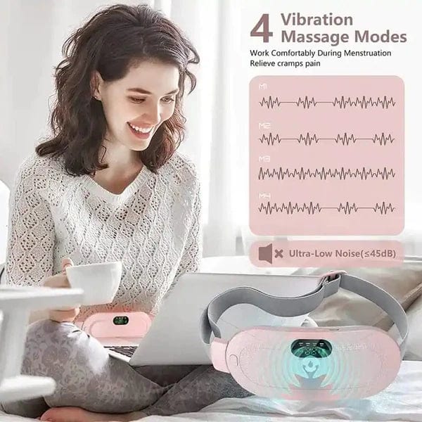 Menstrual Cramps Pain Relief Pain Reliever Heating Warming Pad  - Portable Menstrual Belt and Massager Heating Pad