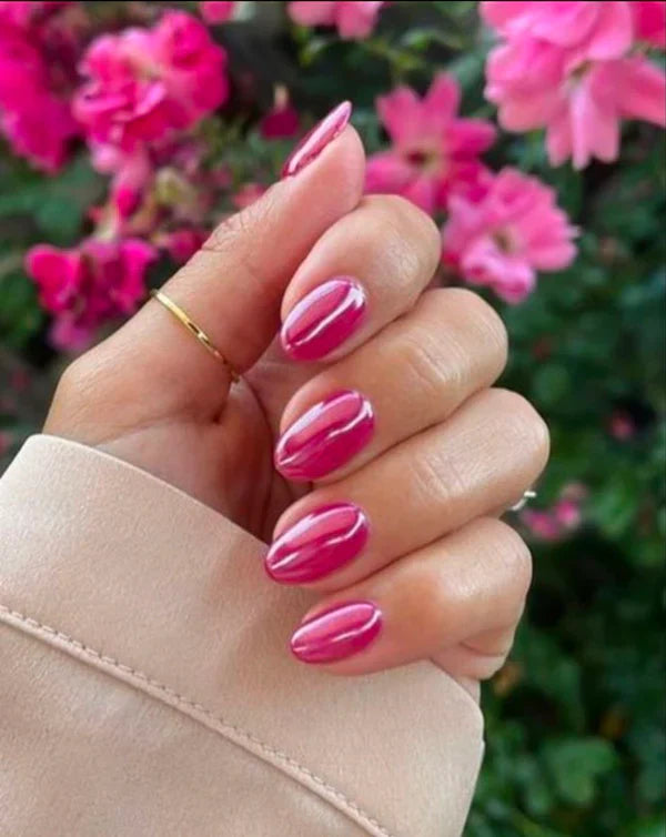 Metallic Mirror Finish Glass Nail Polish (Pack Of 4) | Nail Polish Paint Set Varnish Colours Metallic Colors - SET G - Metallic Mirror Finish Glass Nail Polish (Pack Of 4)