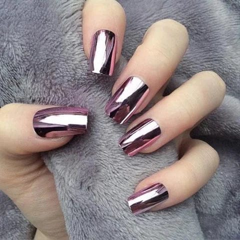 Metallic Mirror Finish Glass Nail Polish (Set Of 4) | Nail Polish Paint Set Varnish Colours Metallic Colors Metallic Mirror Finish Glass Nail Polish (Set Of 4)