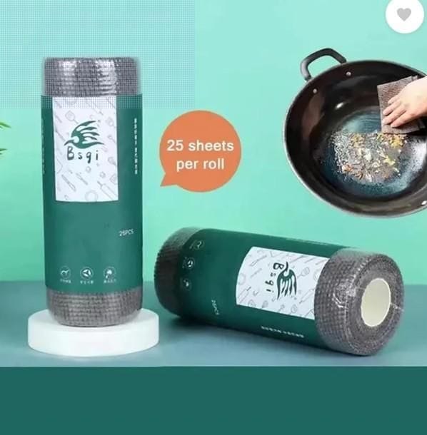 Microfiber Cleaning Cloth Roll | Microfiber Cloth Dust Cleaning Dusting Glass Kitchen Wiping Clothes Microfiber Cleaning Cloth Roll
