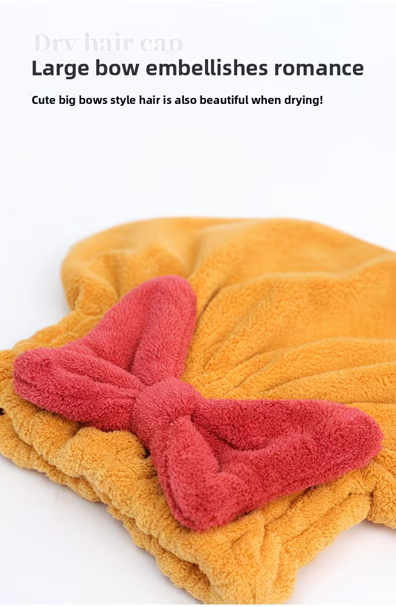 Microfiber Hair Towel Cap (Set of 2) | Blow Drying Hair Towel Microfibre Hair Cap Scarf Wrapped Towels Microfiber Hair Towel Cap (Set of 2)