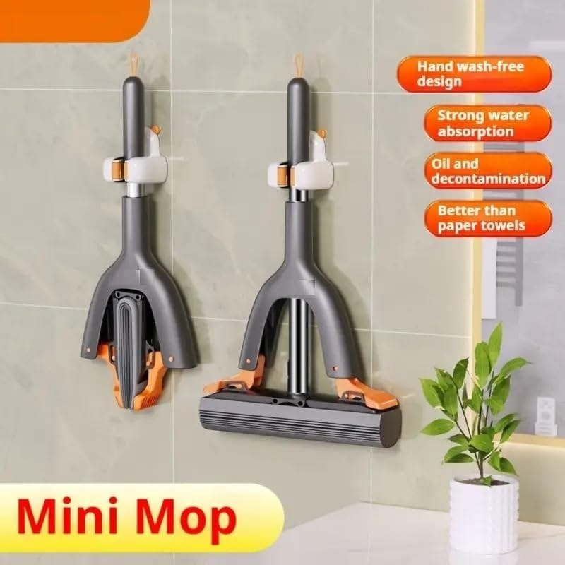 Mini Cleaning Mop | Cleaning Mop Floor Washing Household Cleaning Wiper Cleaner Sponge Mop Mini Cleaning Mop