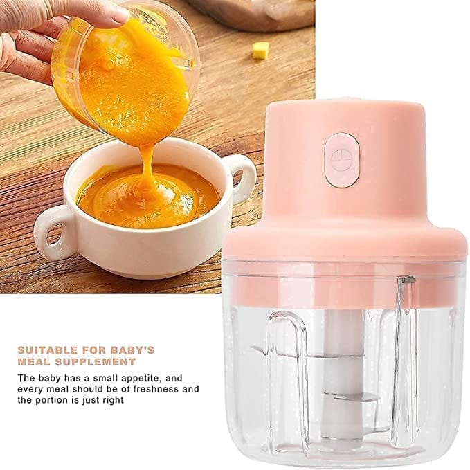 Mini Electric Food Chopper 2.0 | Mini Electric Vegetable Chopper Onion Tomato Chopper  Mini Electric Food Chopper 2.0 Food Processor