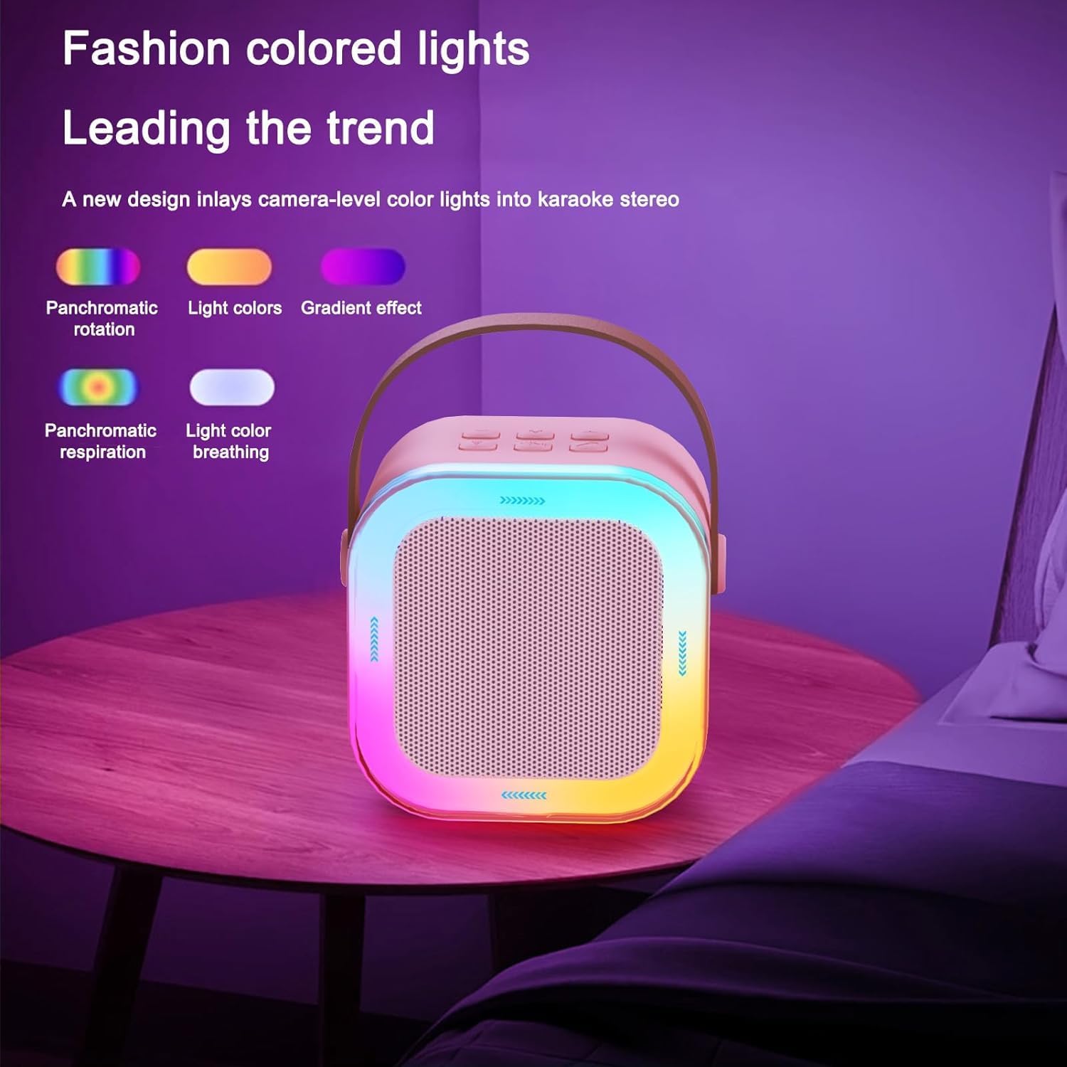 Mini Karaoke Speakers With Wireless Mic | Microphone And Speaker Bluetooth Speakers Mini Karaoke Speakers With Wireless Mic