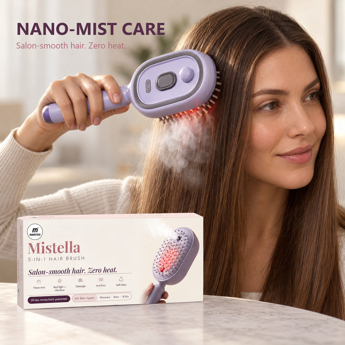 Mistella Anti-Frizz Mist Comb