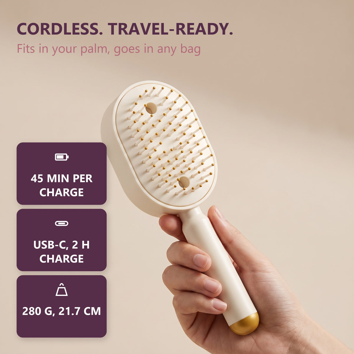 Mistella 5-in-1 Hair Brush