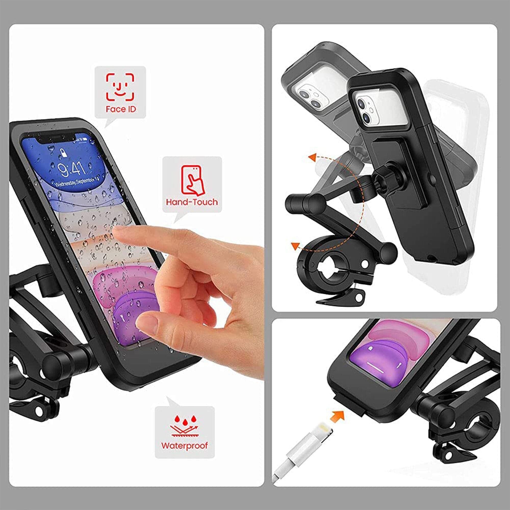 Mobile Holder For Bike Phone Holder On Bike Bicycle Mobile Holder - Bike Phone Holder Bike Phone Holder