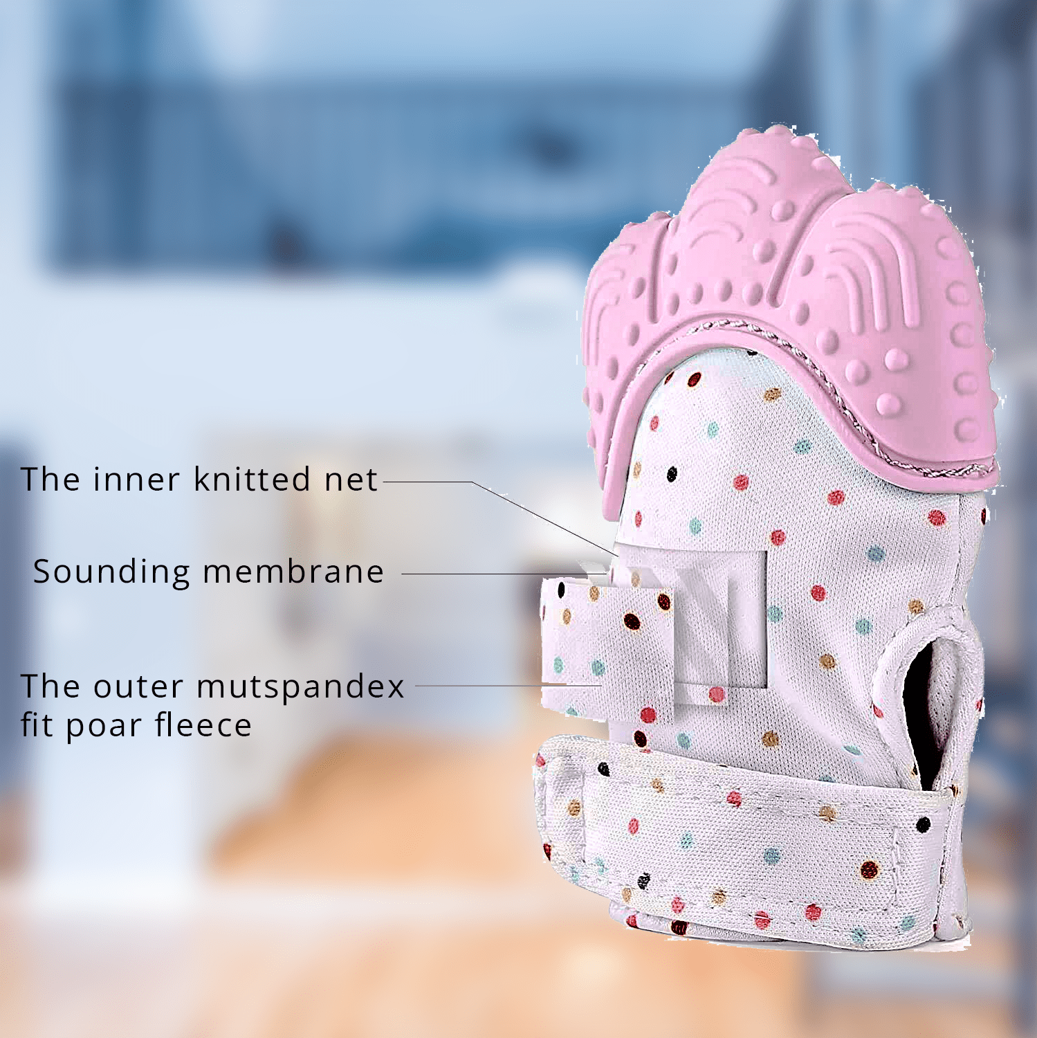 Molar Teething Toys for Infants Teether Pain Silicone Toy - Teething Gloves For Babies Teething Gloves For Babies