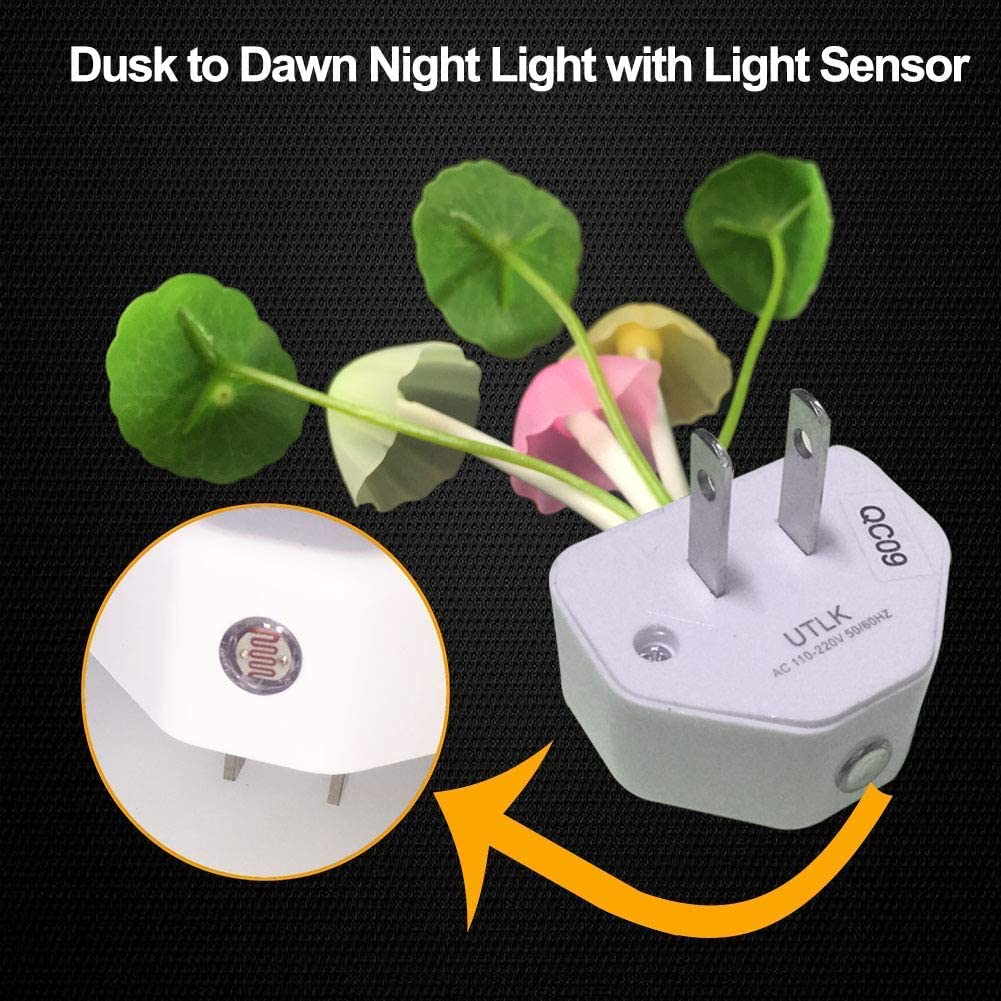 MoonMushroomy (Set of 2) | Led Lights Lighting Night Fancy Mushroom Night Light MoonMushroomy Auto Sensor Mushroom Night Light (Set of 2)