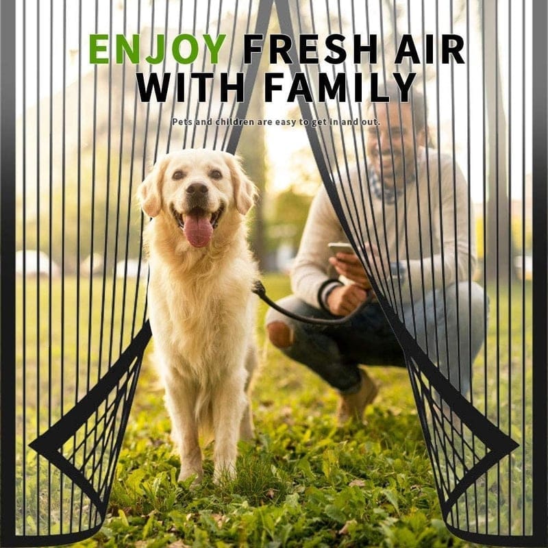 Mosquito Net For Windows And Doors - The Smart Magic Mesh Magnetic Screen Door Smart Magic Mesh