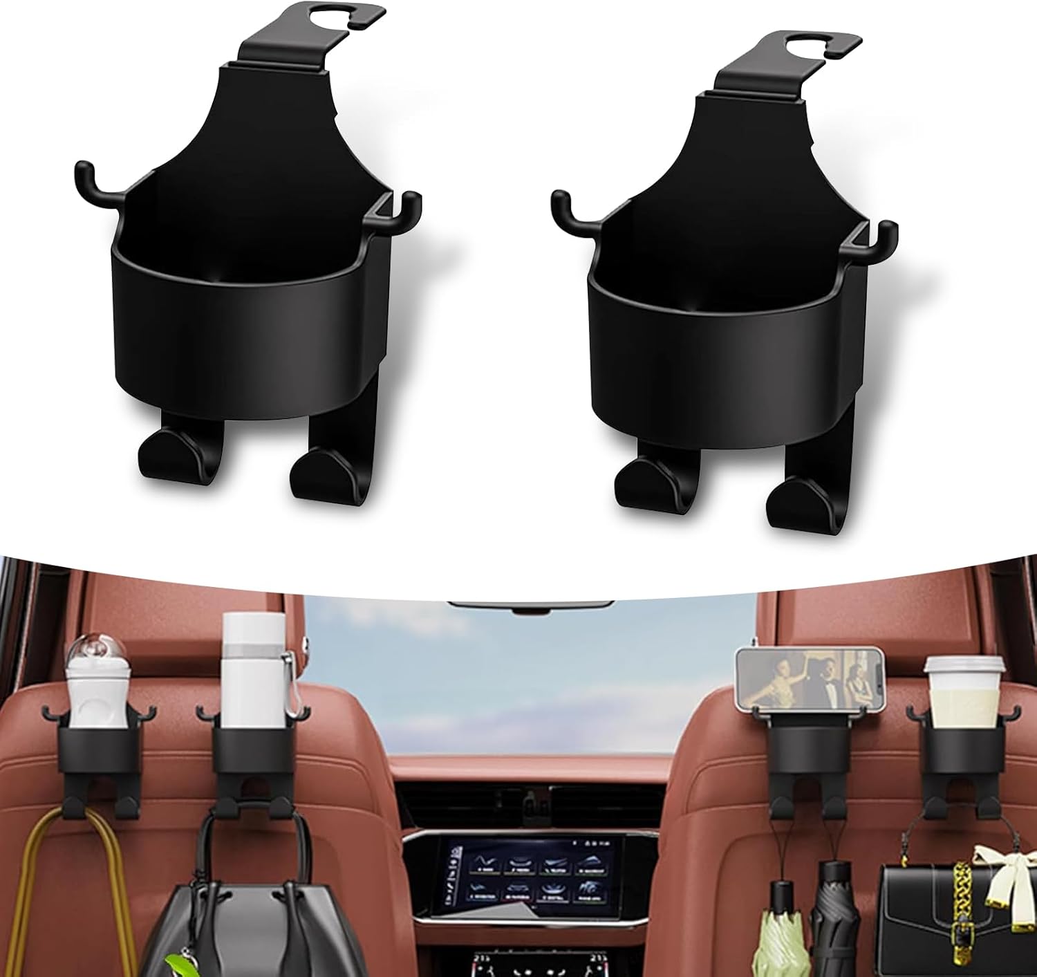 Multi Functional Car Storage Holder (Set of 2) Multi Functional Car Storage Holder (Set of 2)