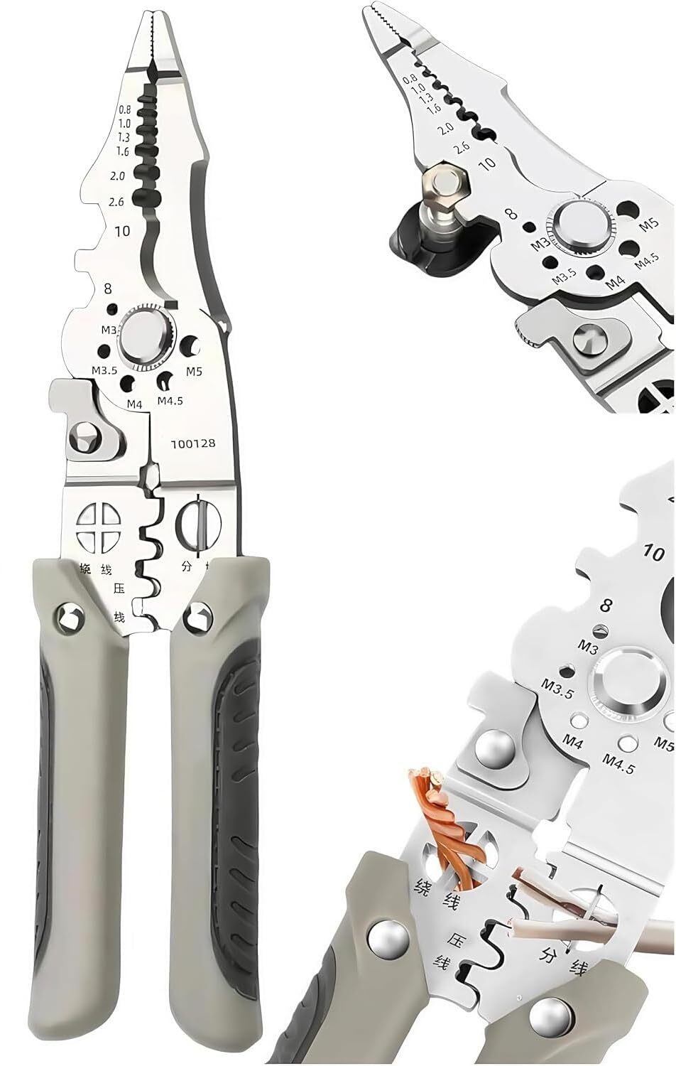 Multi-functional Wire Stripper & Cutter 2.0 Multi-functional Wire Stripper & Cutter | Wire Stripper Cutter Pliers Power Tools Garden Crimper - Multi-functional Wire Stripper & Cutter 2.0 Multi-functional Wire Stripper & Cutter