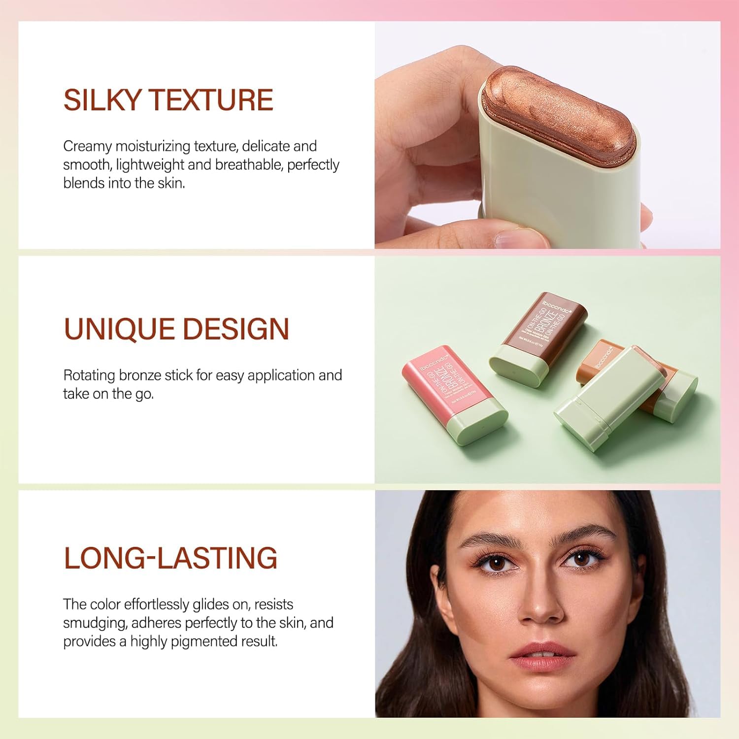 Multi-Use Makeup Blush Solid Moisturizer Stick Multi-Use Makeup Blush Solid Moisturizer Stick