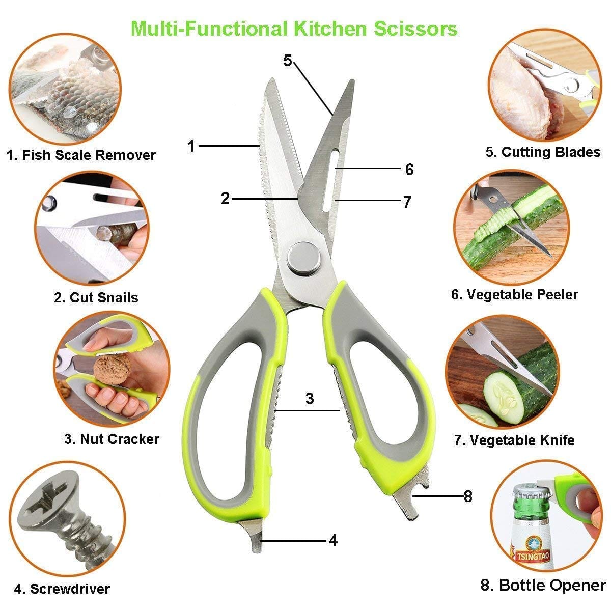 Multipurpose Household Scissors Art and Craft Multipurpose Household Scissors