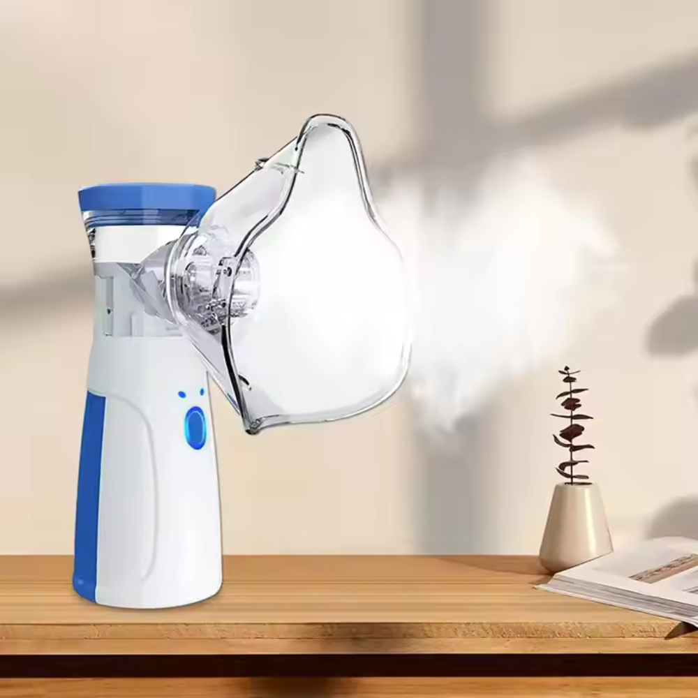 Nebulizer Machine | Nebuliser Machine Portable Asthma Nebulizer Kit Reperatory Machine - Nebulizer Machine (With Free Thermometer)