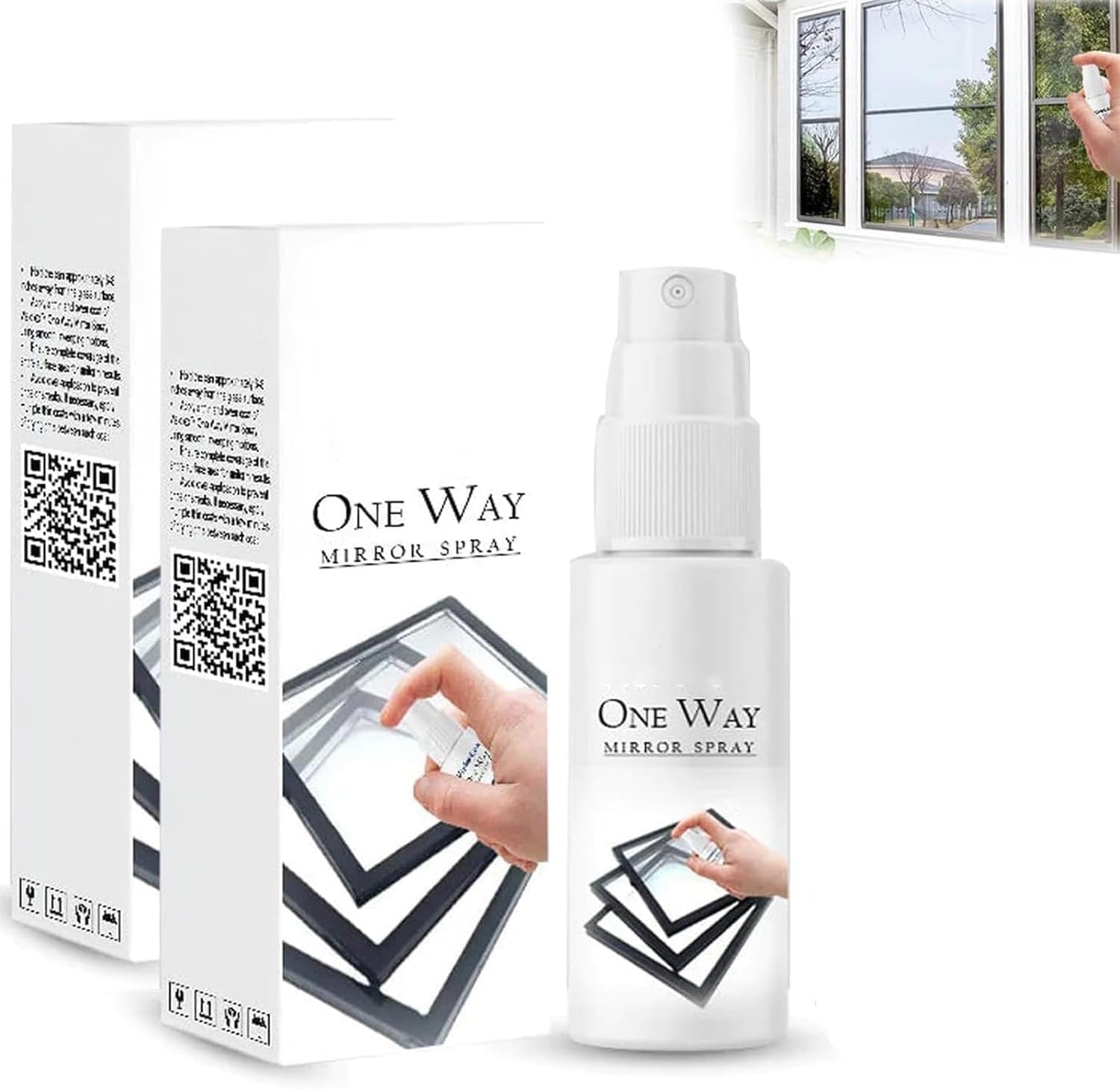 One Way Mirror Spray (Pack of 2) One Way Mirror Spray (Pack of 2)