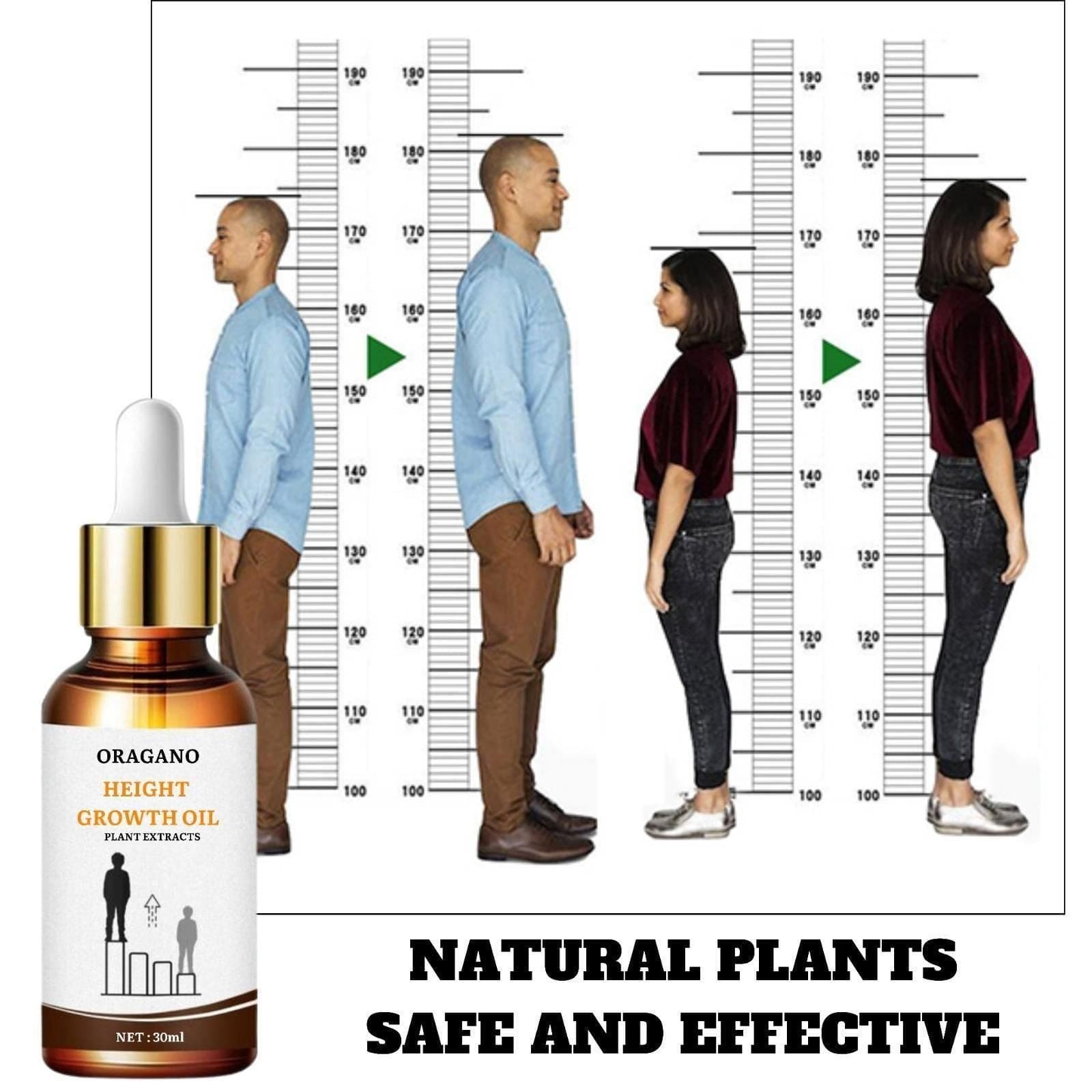 Oragano height Growth Oil (Pack of 2) Oragano height Growth Oil (Pack of 2)