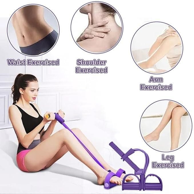 Pedal Puller Resistance Rope | Resistance Band Exercise Equipment For Home Fitness Bands Sports & Outdoors Pedal Puller Resistance Rope