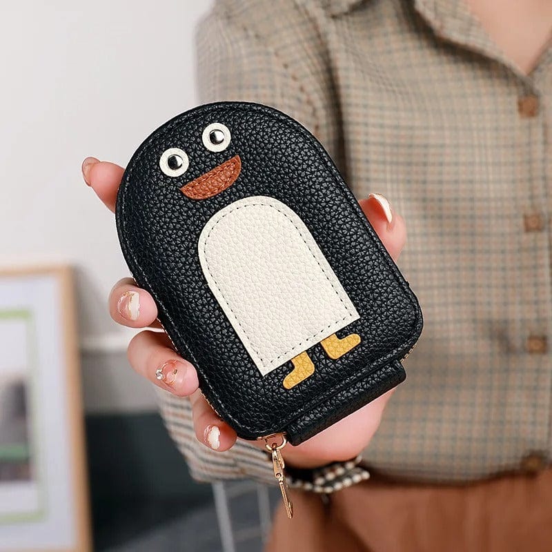 Penguin Card Holder Black Penguin Card Holder