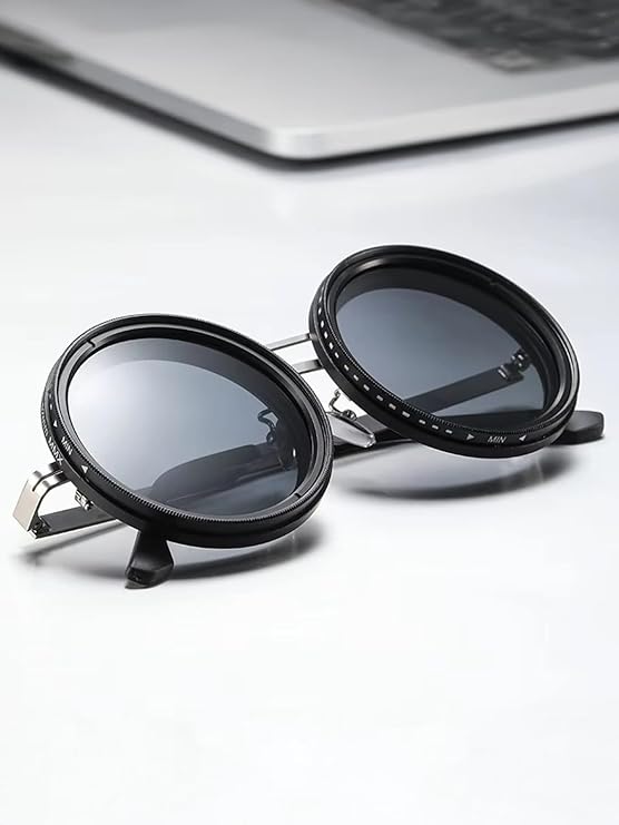 Photochromic Polarized Sunglasses | Polarized Sunglasses For Men Stylish Sun Glasses Eyewear Shades - Gold - Photochromic Polarized Sunglasses Smart Photochromic Polarized Sunglasses