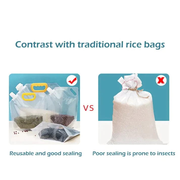 Plastic Bags Container Kitchen Storage Food Containers For Kitchen - Multigrain Storage Bags Multigrain Storage Bags