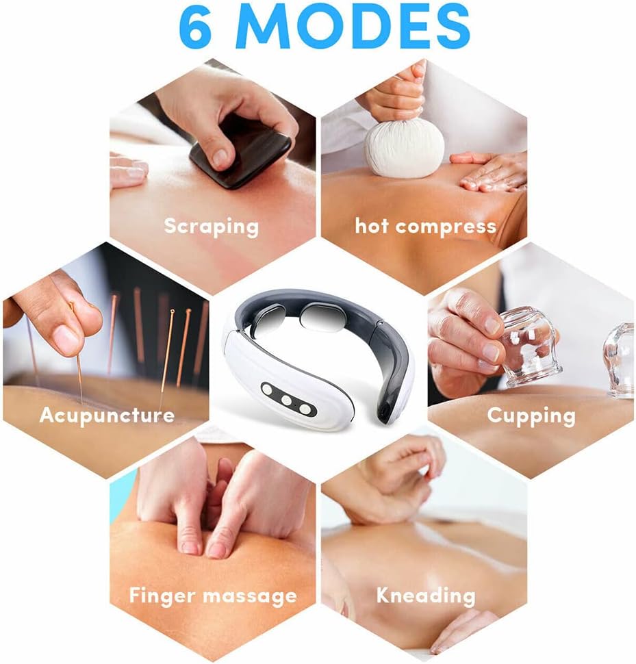 Portable Neck & Shoulder Massager With Heat | Portable Neck & Shoulder Massager with Heat Cervical Pain Relief - Portable Neck & Shoulder Massager With Heat