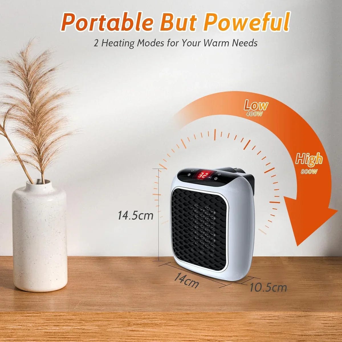 Portable Turbine Heater | Electric Room Heater Blower Portable Space Heater For Room And home Portable Turbine Heater