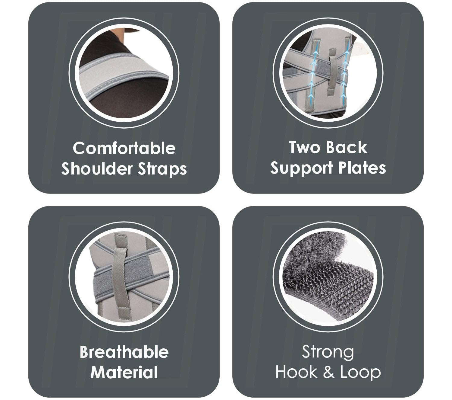 Posture Corrector Back Support Belt | Posture Corrector Shoulder Straps Back Supporter Correcting - Posture Corrector & Back Support Belt