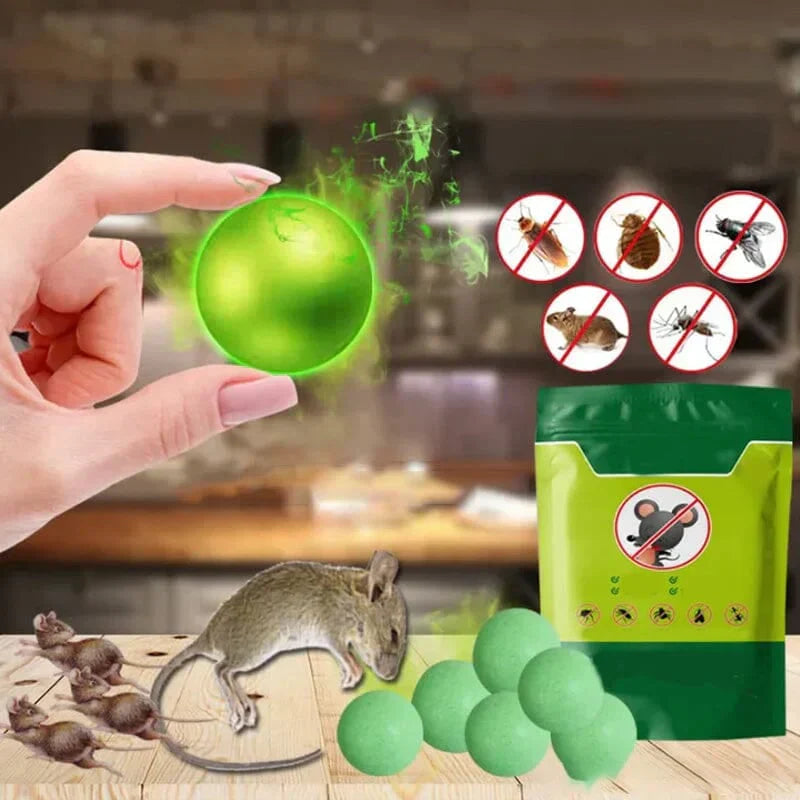 Powerful Rat Repellent Balls (Pack of 15) | Rat Repellent Rodents Pest Control For Home Rat And Mice - Powerful Rat Repellent Balls (Pack of 15)
