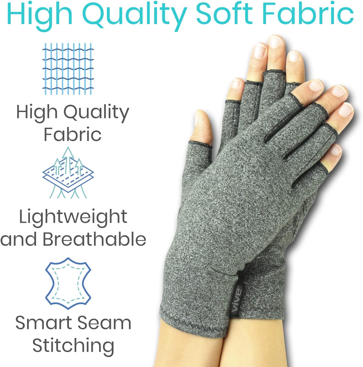 Premium Bamboo Compression Gloves (Pack Of 2) Premium Bamboo Compression Gloves (Pack Of 2)