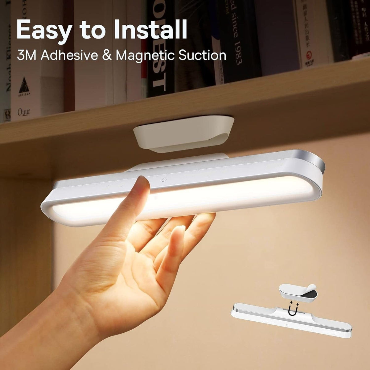 Premium Magnetic LED Light | Led Lights Lighting Lamp Decoration Charging Touch Interior Light Pack of 1 Premium Magnetic LED Light