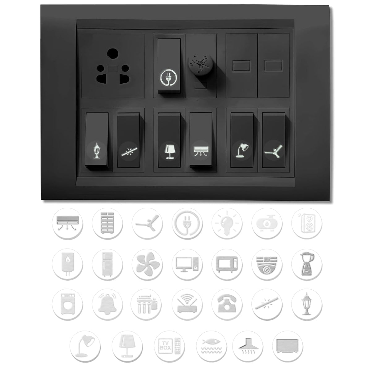 Premium Switch Stickers | Gold Labels Sticker Size Customized Stickers Sheet Home Sticker Premium Switch Stickers