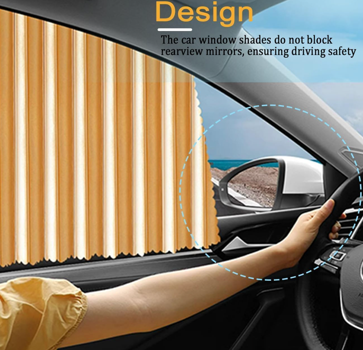 Privacy Car Curtains | Window Curtains Car Curtain Automotive Windows Covering Fold - Black - Privacy Car Curtains (Pack of 4)