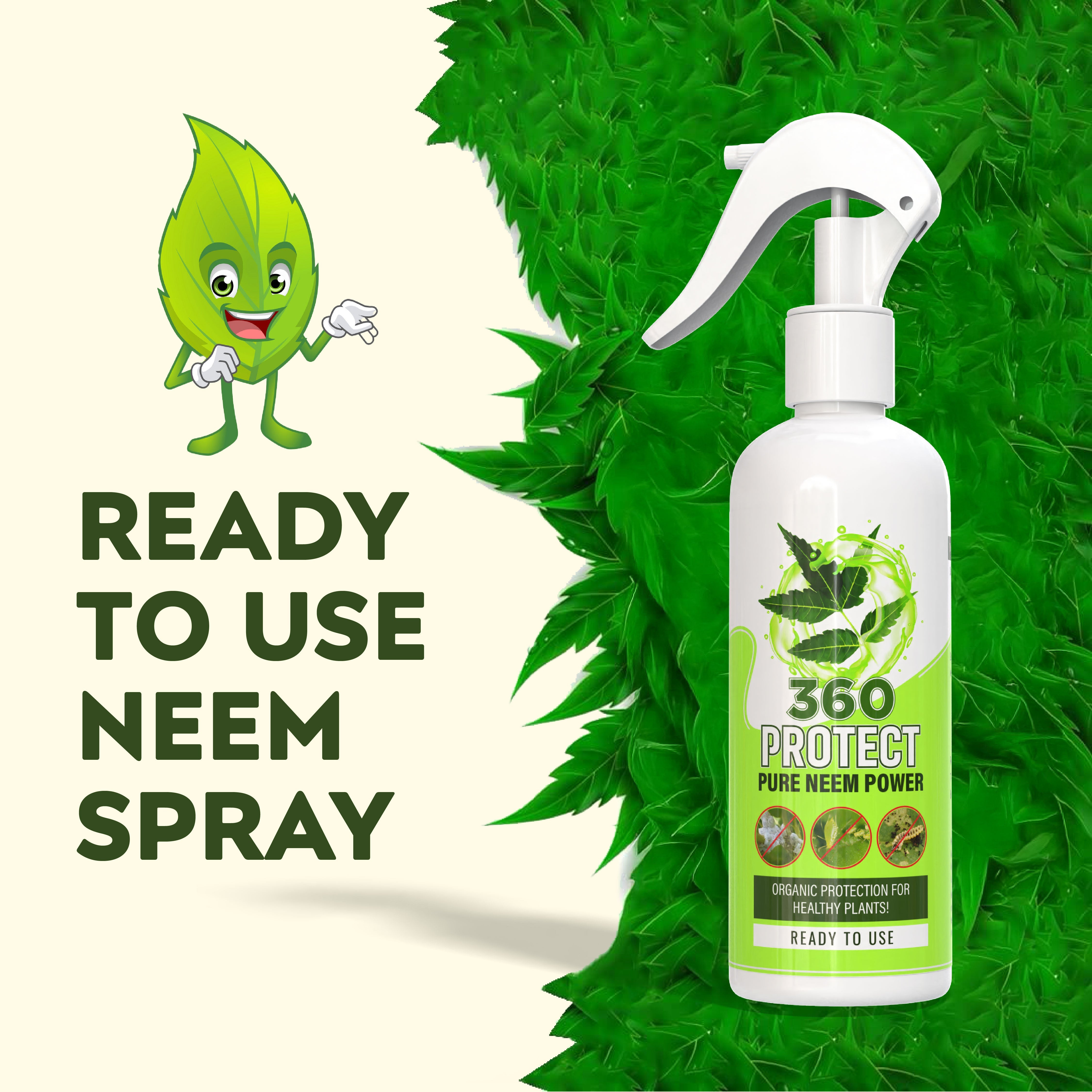 Pure Neem Plant Protection Spray (Pack of 2) | Neem Oil Succulent Plants Herb Plant Trees Plant Protection spray - Pure Neem Plant Protection Spray (Pack of 2)