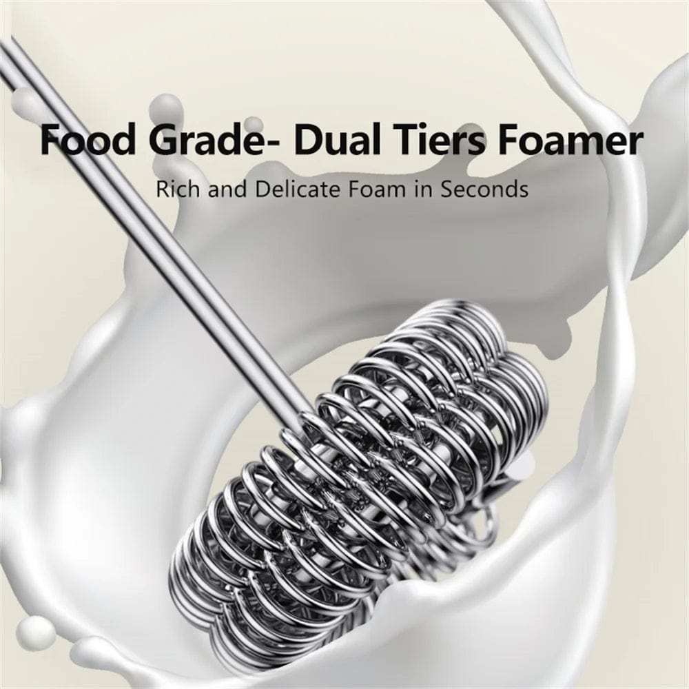 Rechargeable Milk & Coffee Frother Blender Milk Frothing Electric Coffee Whisk Mixer Rechargeable Milk & Coffee Frother