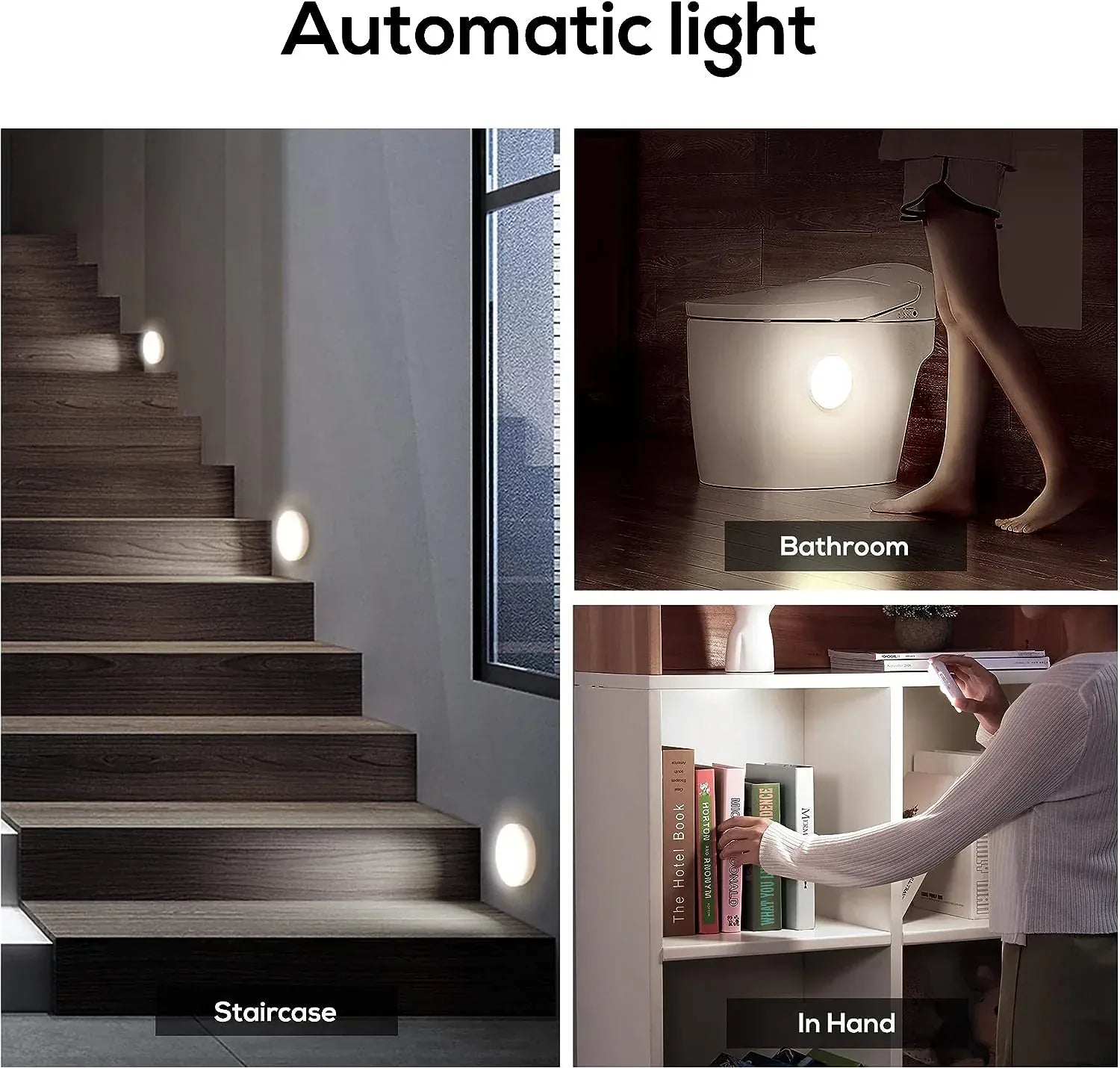 Rechargeable Wireless Motion Sensor Light | Motion Sensor Light Movement Detected Charging Detector Motion Rechargeable Wireless Motion Sensor Light