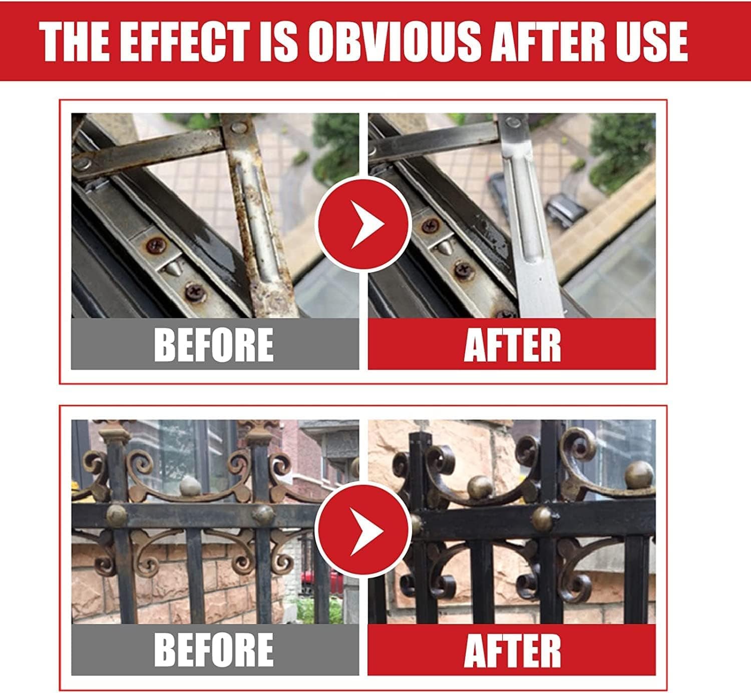 Rust Remover Cleaner Spray Chemicals For Metal Rust Paint Removal - Rust Remover Solution (Pack of 2) Rust Remover Solution (Pack of 2)