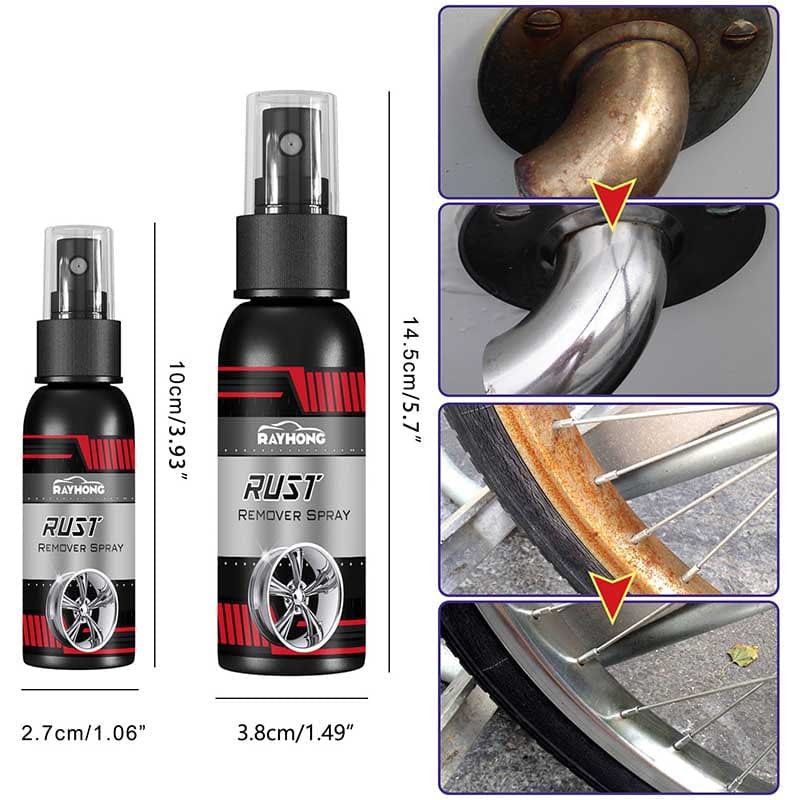 Rusticxo (Set of 2) | Rust Remover Spray Metal Cleaning Clean Surfaces Rusticxo Multifunctional Metal Rust Remover Spray (Set of 2)