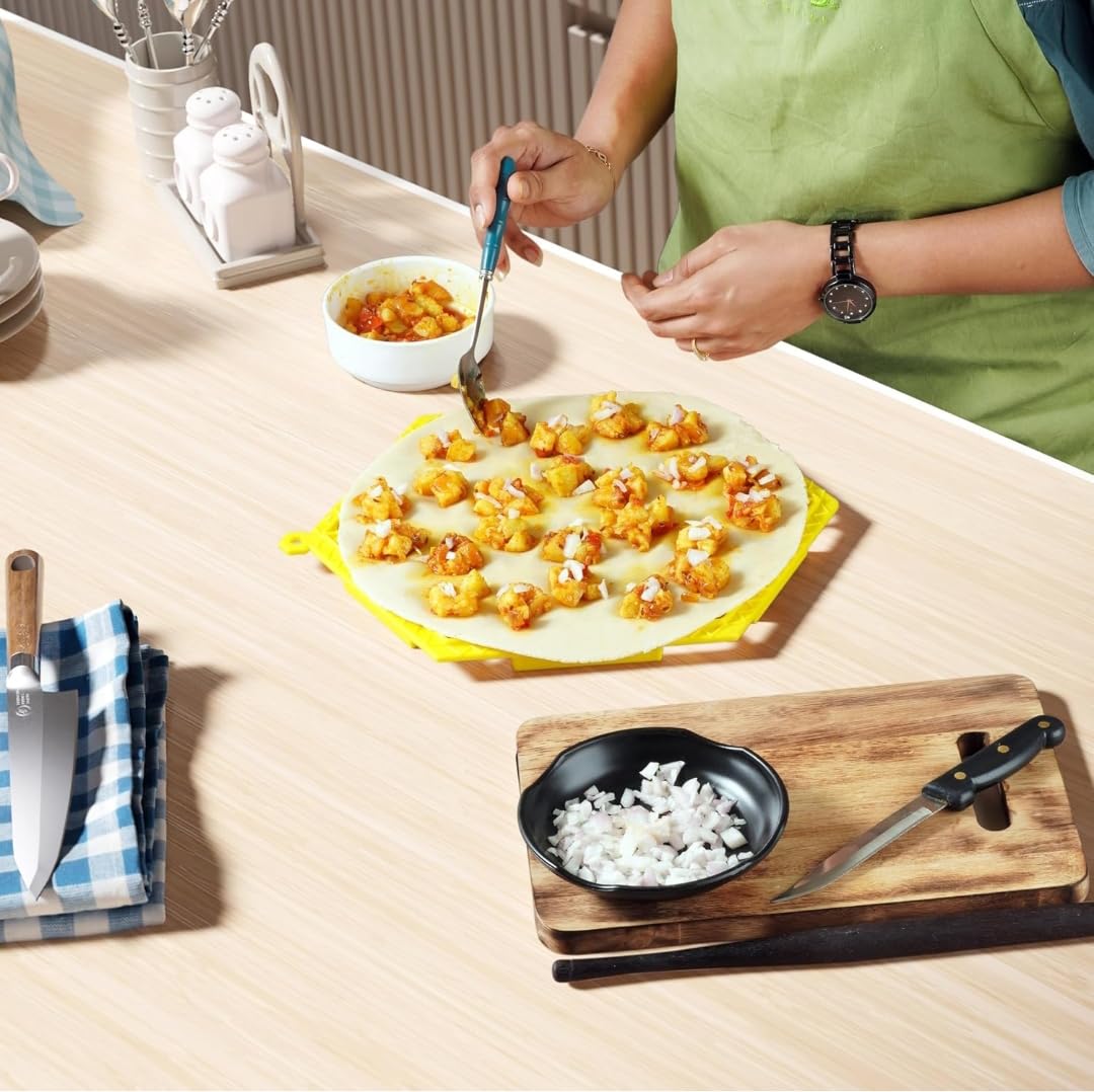 Samosa Press Mould (Set of 2) | Samosa Maker Baking Mat Samosas Cutter Mould  Samosa Press Mould (Set of 2)