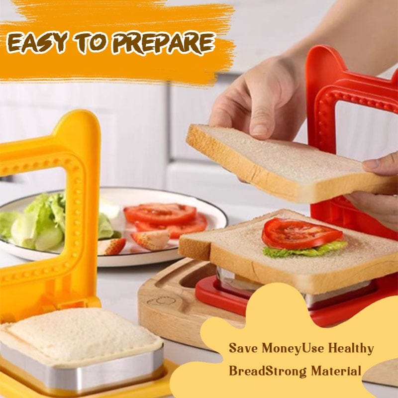 Sandwich Molds Cutter and Sealer | Shape Mini Cutter Sandwich Bread Shapes Cutter Set  Sandwich Molds Cutter and Sealer