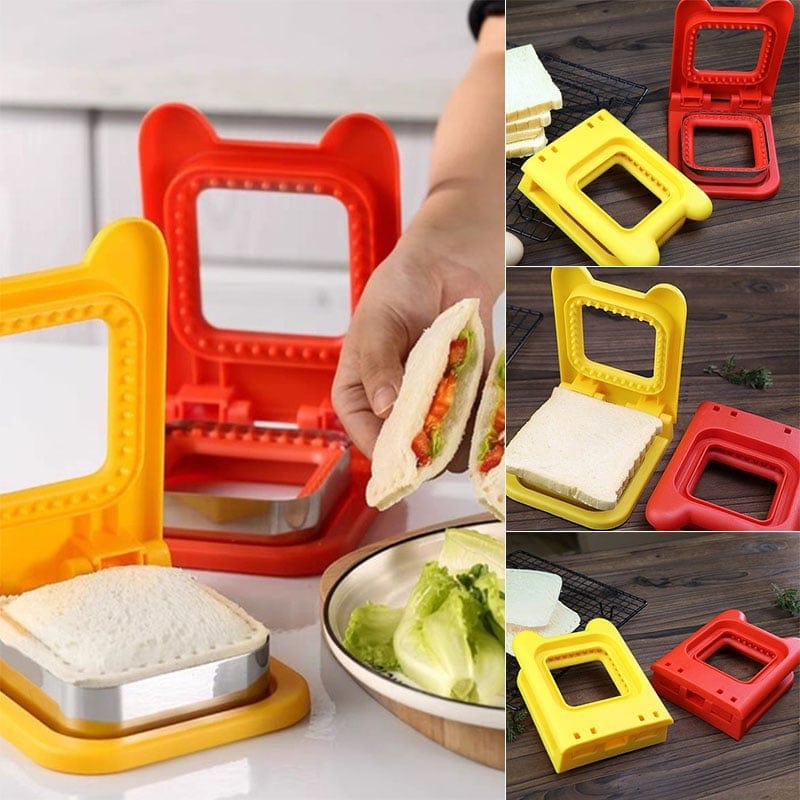 Sandwich Molds Cutter and Sealer | Shape Mini Cutter Sandwich Bread Shapes Cutter Set  Sandwich Molds Cutter and Sealer