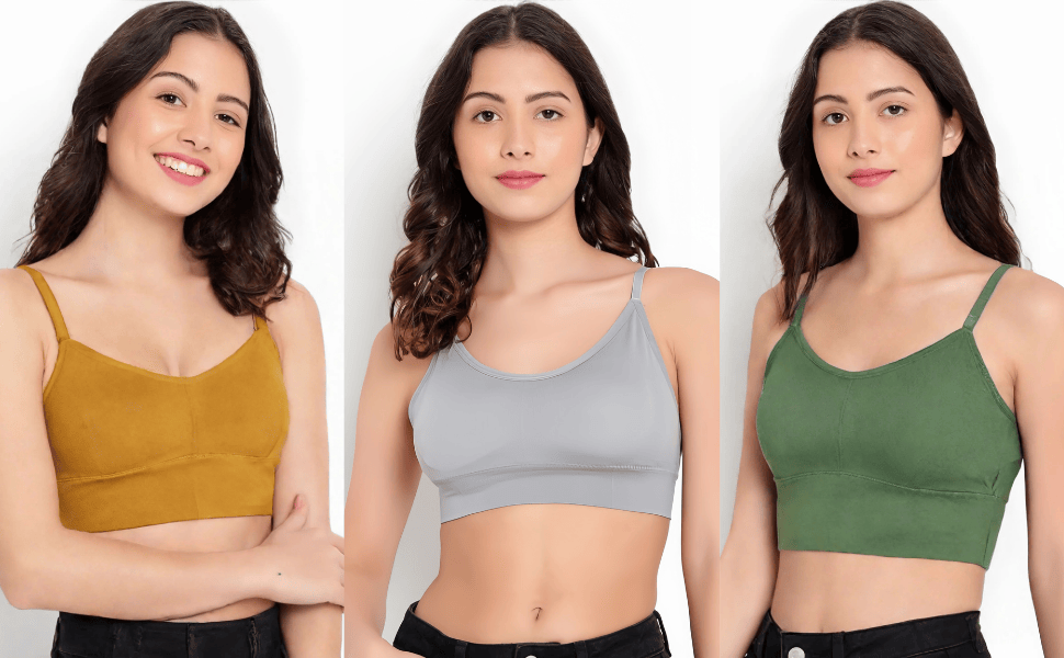 Seamless Padded Bra (Set of 2) | Sports Bra Bralettes For Women Sportswear Padded Bras Seamless Seamless Padded Bra (Set of 2)