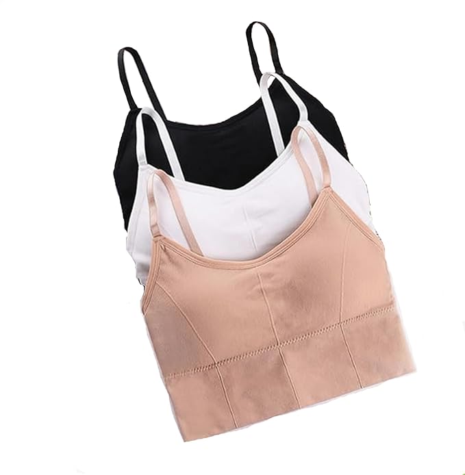 Seamless Padded Bra (Set of 2) | Sports Bra Bralettes For Women Sportswear Padded Bras Seamless Seamless Padded Bra (Set of 2)