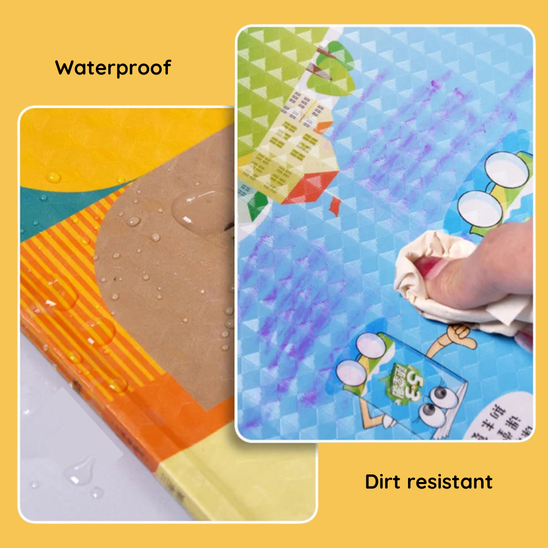 Self-adhesive transparent protective book cover (Pack of 30) | Book Cover Coverage Transparent Design Plastic Books Coverage - Self-adhesive transparent protective book cover (Pack of 30)